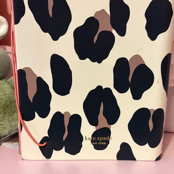 Kate Spade Black and Tan Patterned Notebook - Picture 2 of 4